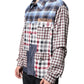 Dolce & Gabbana Multicolor Patchwork Button Down Casual Shirt