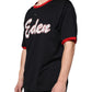 Dolce & Gabbana Black EDEN Patch Cotton Crew Neck T-shirt