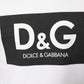 Dolce & Gabbana White Cotton DG Logo Print Casual T-shirt