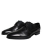 Dolce & Gabbana Black Leather Derby Formal Dress Shoes