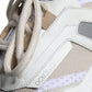 Dolce & Gabbana White Beige Leather Sport DAYMASTER Sneakers Shoes