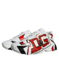 Dolce & Gabbana White Daymaster Hand Painted Sneakers Shoes