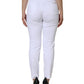 Dolce & Gabbana White Cotton Stretch AUDREY Skinny Jeans