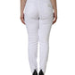 Dolce & Gabbana White Cotton Stretch AUDREY Skinny Jeans