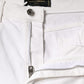 Dolce & Gabbana White Cotton Stretch AUDREY Skinny Jeans