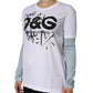 Dolce & Gabbana White Cotton Logo Print Round Neck T-shirt