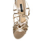 Dolce & Gabbana Beige Leather Stiletto Heels Sandals Shoes