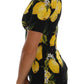 Dolce & Gabbana Sicilian Lemon Print Silk Blouse