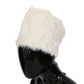 Dolce & Gabbana White Xiangao Lamb Fur Beanie