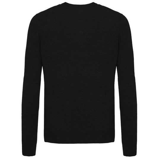 Malo Black Wool Sweater