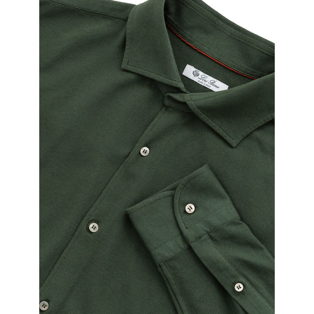 Loro Piana Green Cotton Shirt