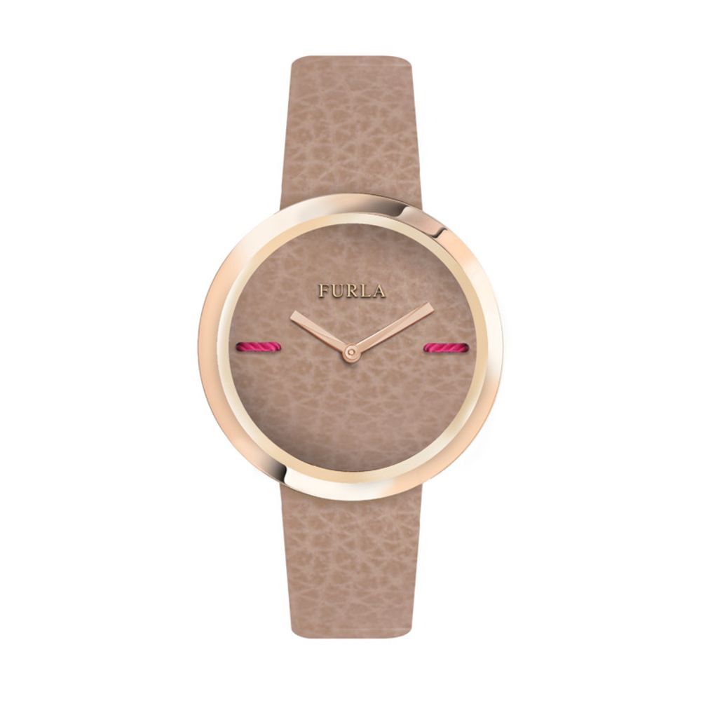 Furla Brown Leather Watch