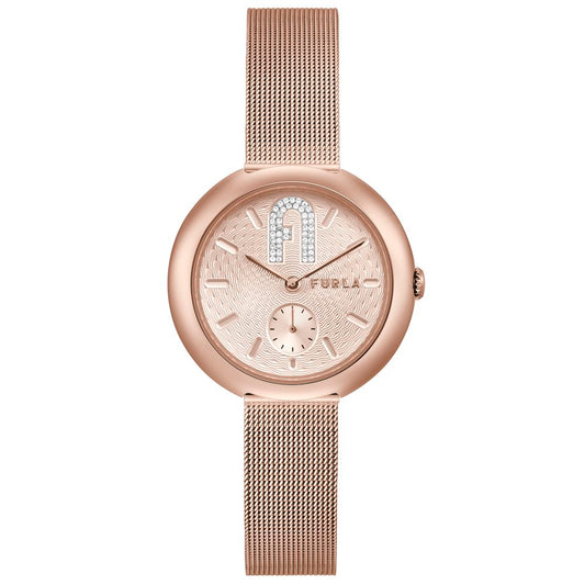 Furla Pink Stainless Steel Watch