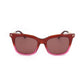 Jimmy Choo Red Metal Sunglasses