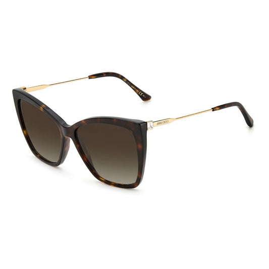 Jimmy Choo Gold Metal Sunglasses