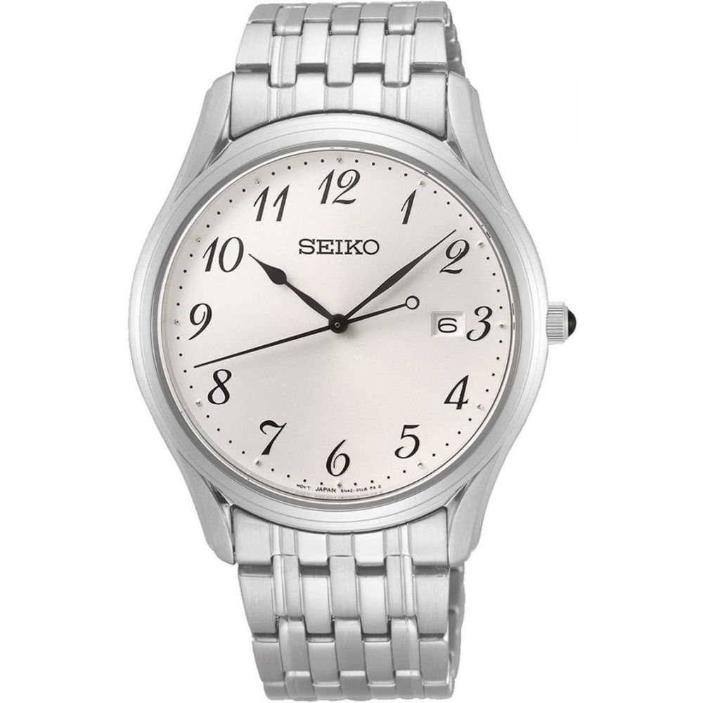 Seiko Gray Stainless Steel Watch