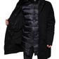 Dolce & Gabbana Black Hooded Parka Cotton Trench Coat Jacket