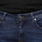 Dolce & Gabbana Dark Blue Cotton Stretch Skinny Denim Jeans