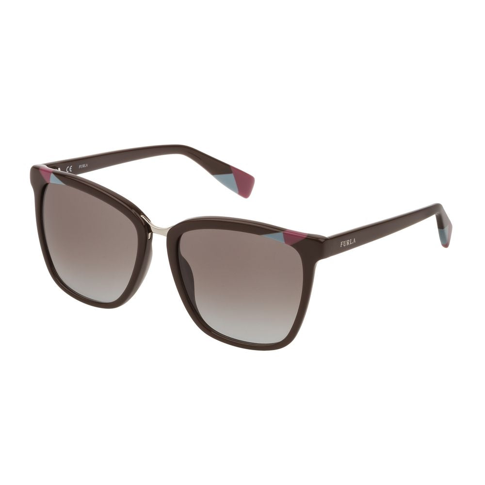 Furla Brown Acetate Sunglasses