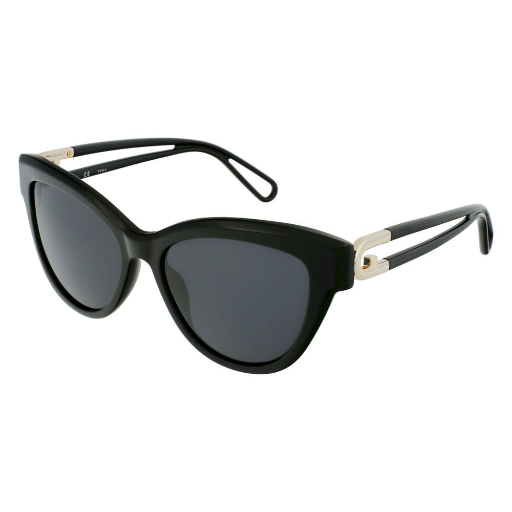 Furla Black Plastic Sunglasses