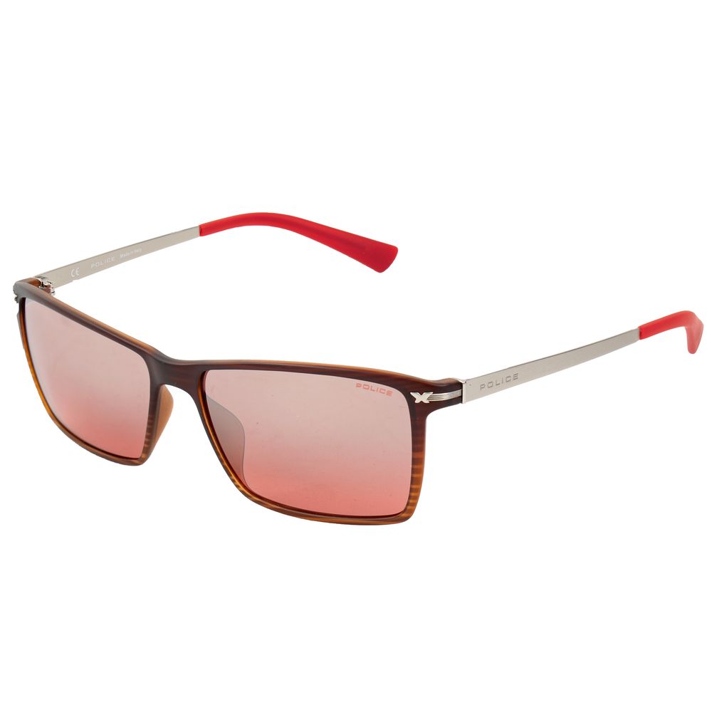 Police Red Injected Sunglasses