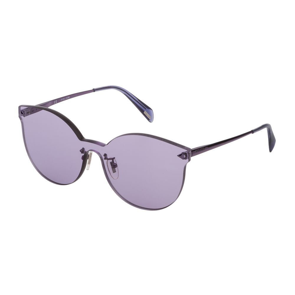 Police Purple Metal Sunglasses