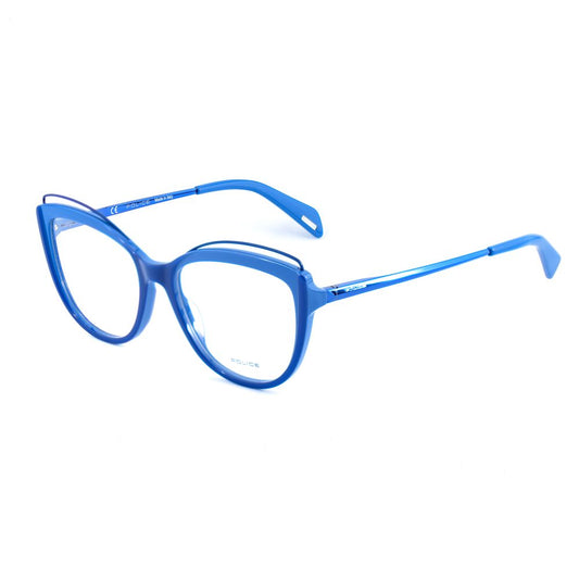 Police Blue Plastic Sunglasses