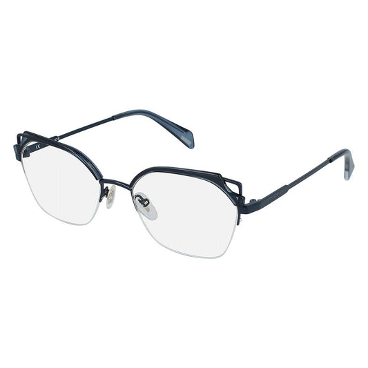 Police Blue Metal Sunglasses