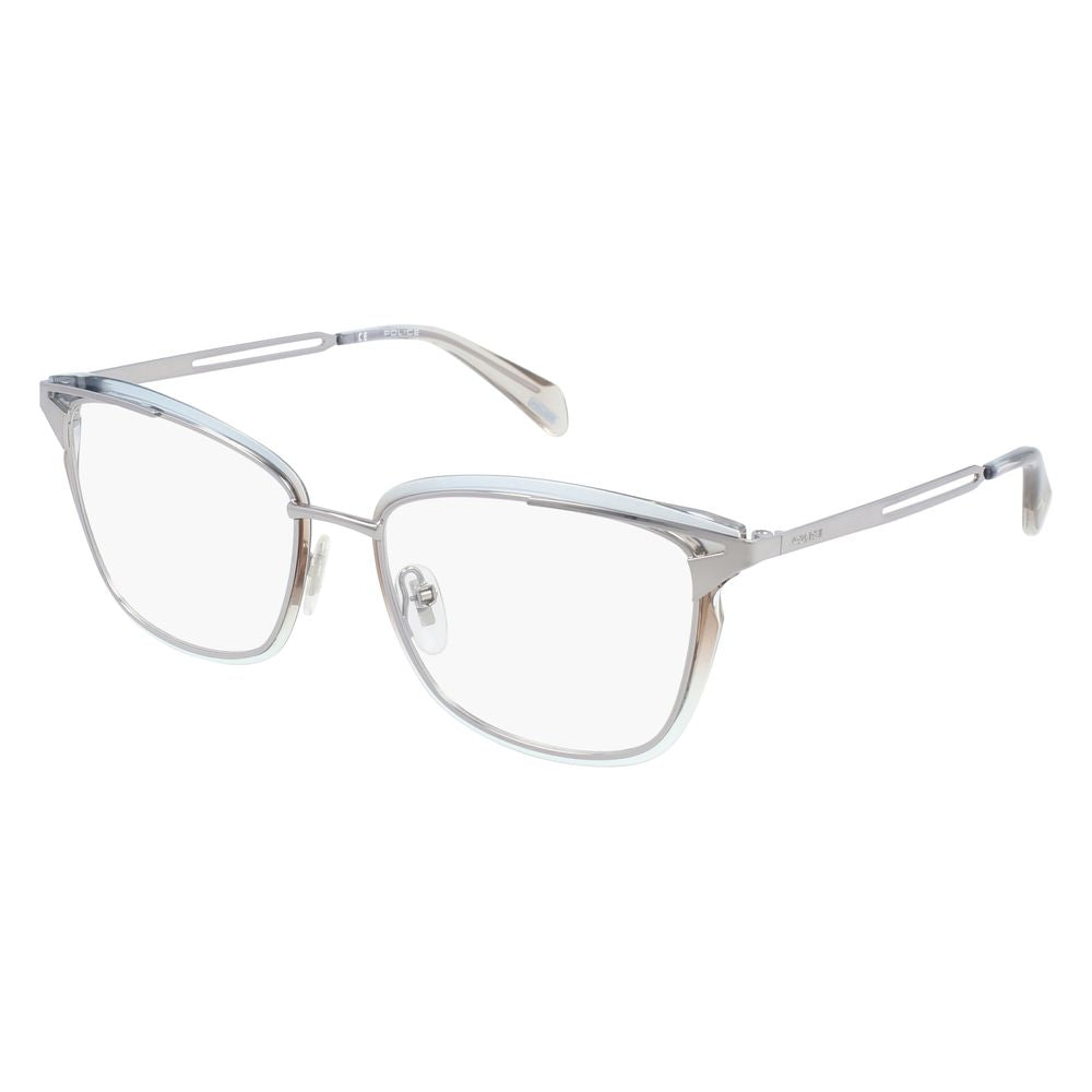 Police Gray Metal Sunglasses