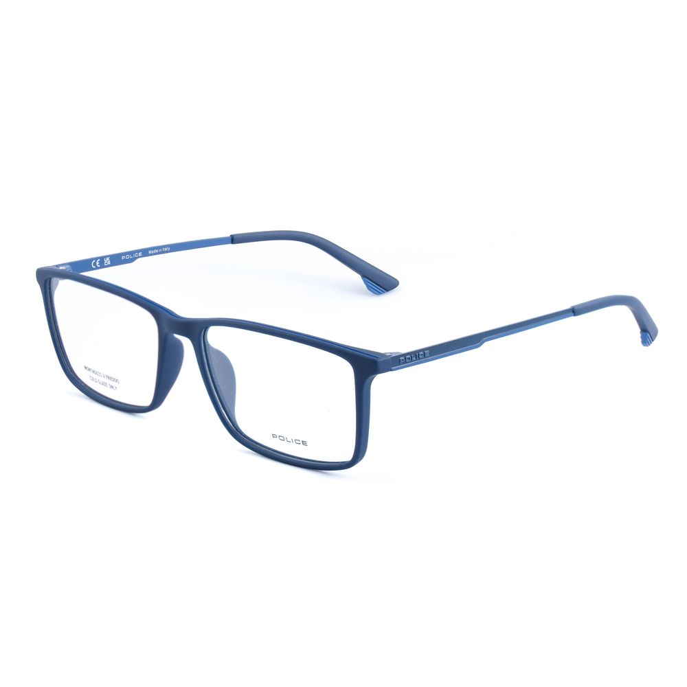 Police Blue Plastic Sunglasses