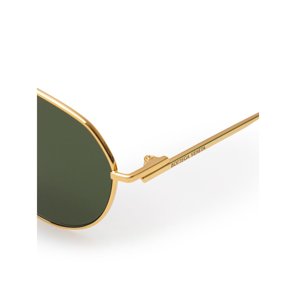 Bottega Veneta Gold Metal Sunglasses