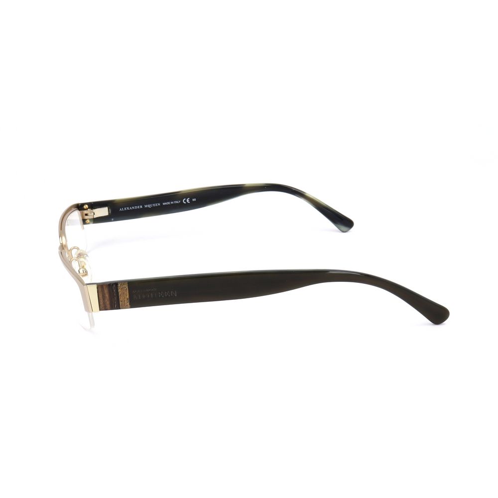 Alexander McQueen Gold Metal Sunglasses