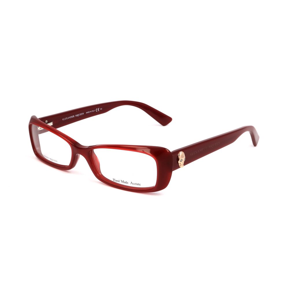 Alexander McQueen Burgundy Acetate Sunglasses