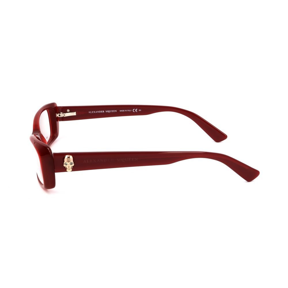 Alexander McQueen Burgundy Acetate Sunglasses