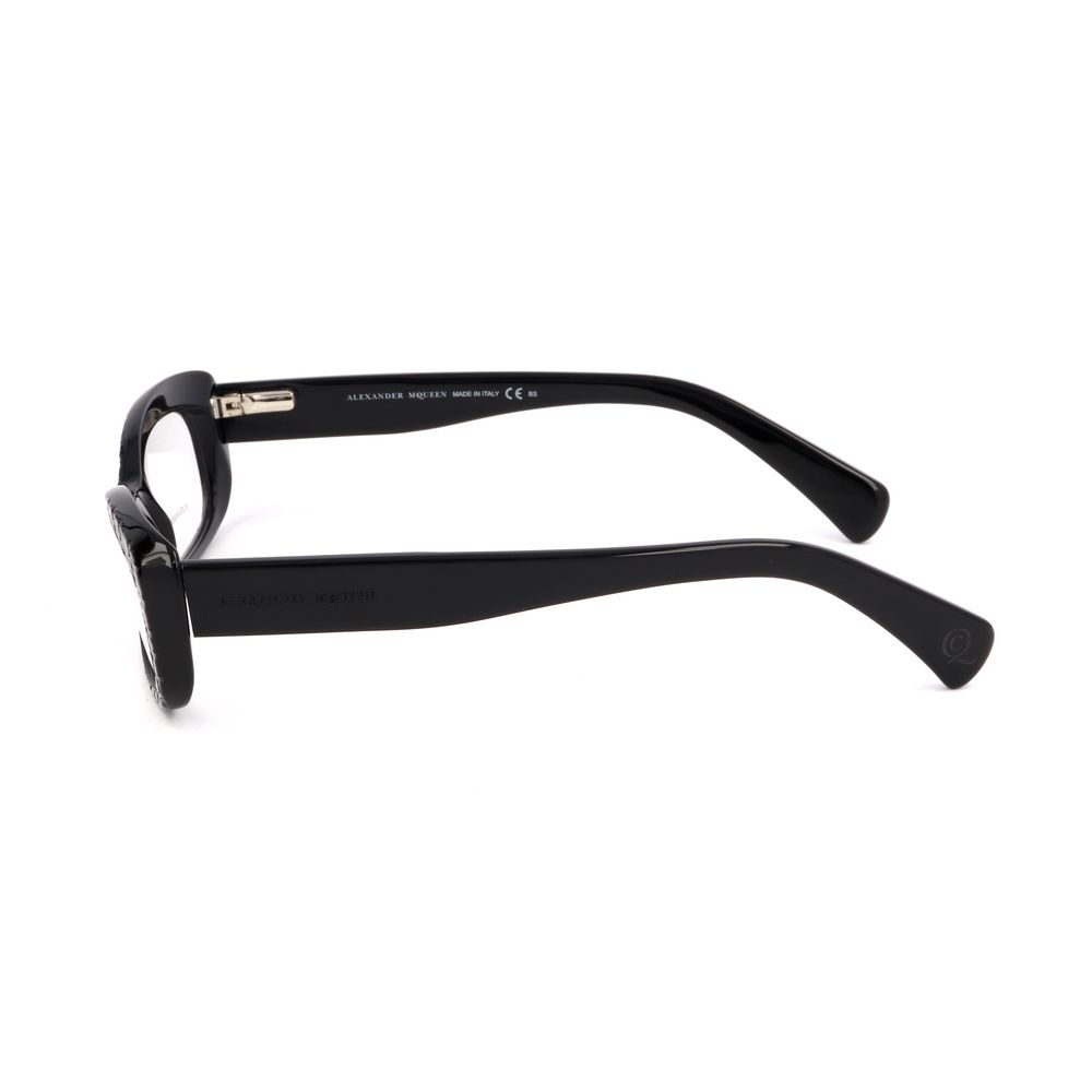 Alexander McQueen Black Acetate Sunglasses