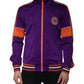 Dolce & Gabbana Purple Orange Full Zip Logo Sweater