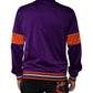 Dolce & Gabbana Purple Orange Full Zip Logo Sweater