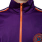 Dolce & Gabbana Purple Orange Full Zip Logo Sweater