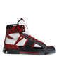 Dolce & Gabbana Multicolor Leather High Top Sneakers Shoes