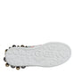 Dolce & Gabbana White Heart Studded Low Top Sneakers Shoes