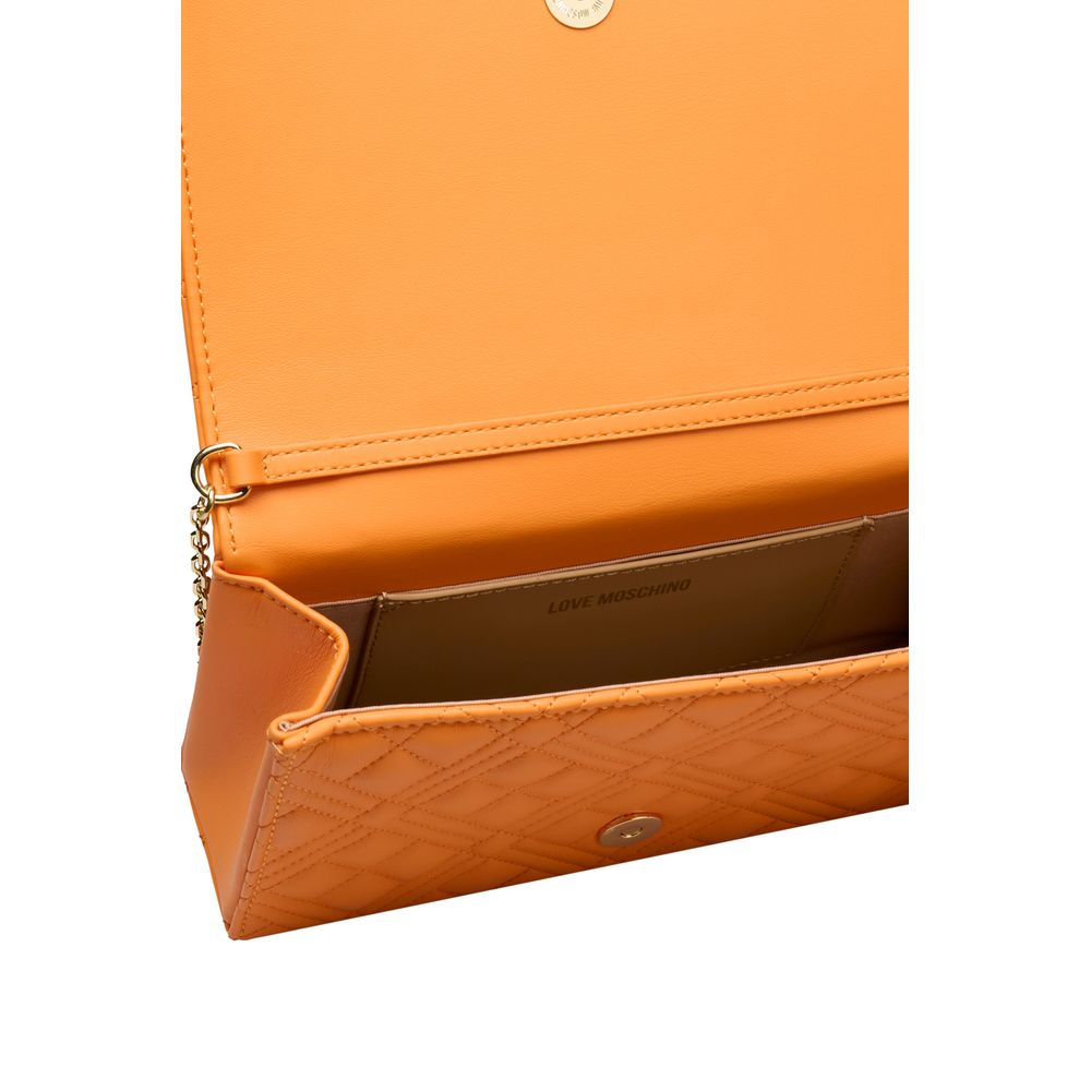 Love Moschino Orange Polyethylene Crossbody Bag