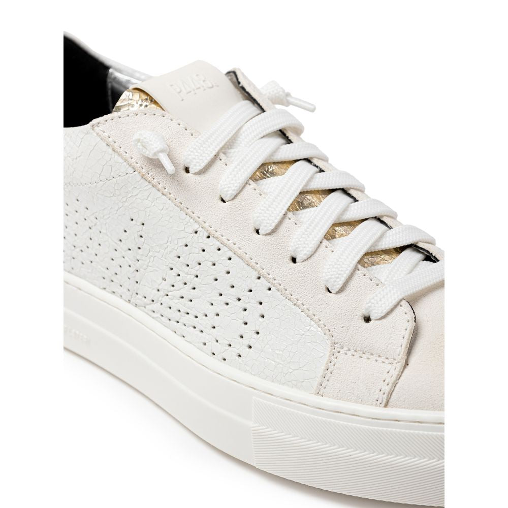 P448 White Leather Sneaker