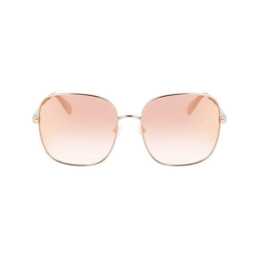 Longchamp Gold Metal Sunglasses