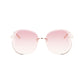 Longchamp Rose Gold Metal Sunglasses