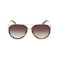 Longchamp Gold Metal Sunglasses