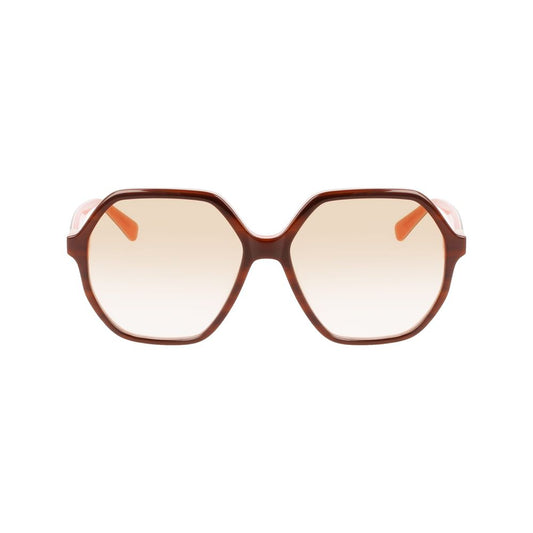 Longchamp Brown Acetate Sunglasses