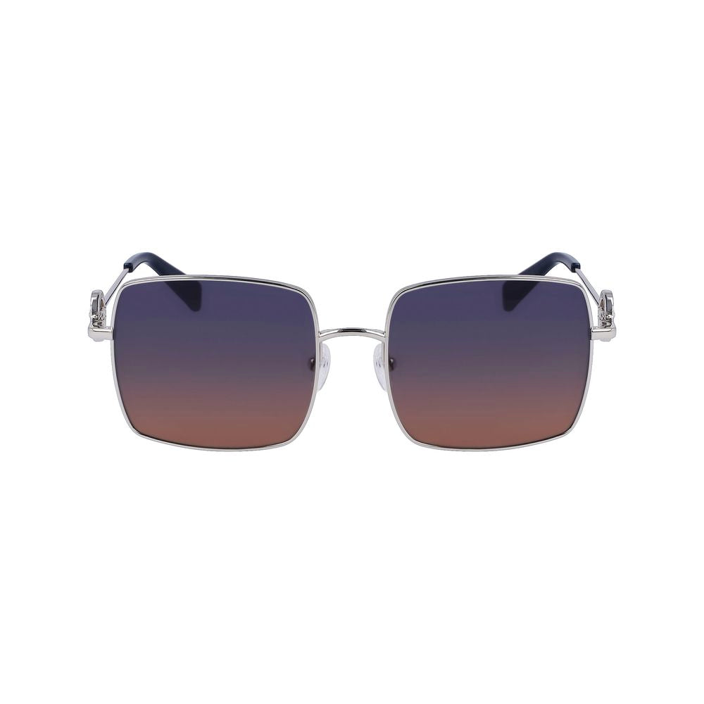 Longchamp Gray Metal Sunglasses