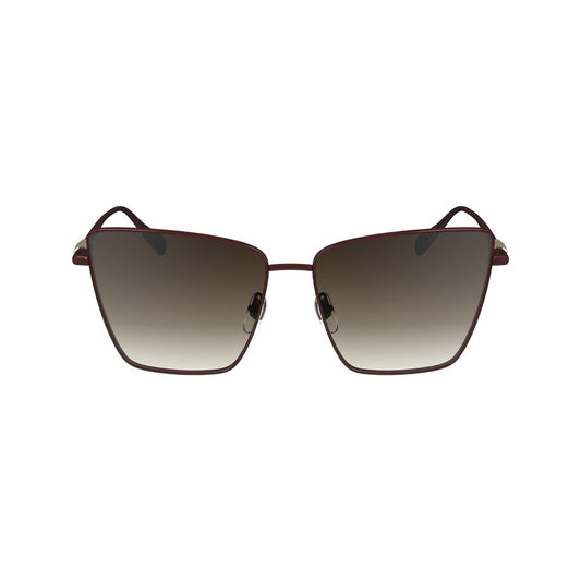 Longchamp Red Metal Sunglasses