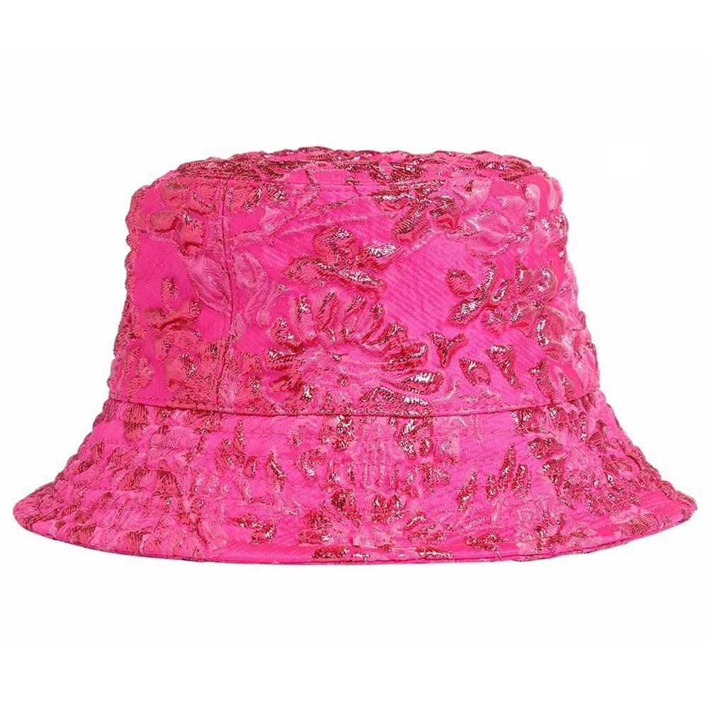 Valentino Garavani Fuchsia Jacquard Floral Bucket Hat