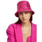 Valentino Garavani Fuchsia Jacquard Floral Bucket Hat